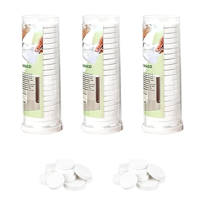 Towel Refills for Hot Face Towel Heater Machine, 60 Pcs Disposable Compressed Face Towels for Smart Towel Warmer, 3 Buckets, 20 Pcs Per Bucket