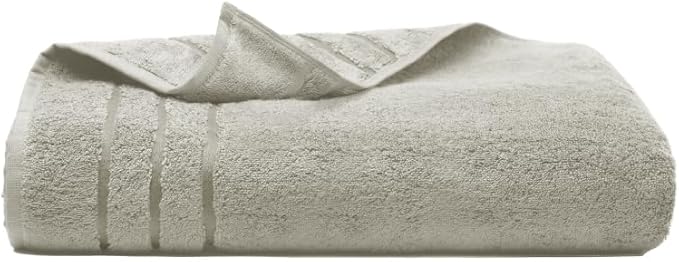 Cariloha Bath Towel | Harbor Gray |28"x54" | Turkish Cotton & Viscose Material Blend | Extra Smooth, Odor Resistant and Highly Absorbent