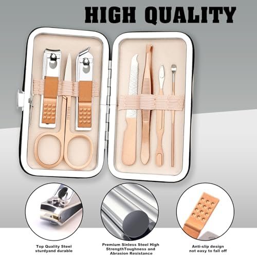 Nail Set,Pedicure Tools for Feet,Gifts for Women,Manicure Set Women,Travel Essentials,Manicure and Pedicure Kit,Nail Clippers for Women,Nail Care Kit,Manicure Tools - Image 5