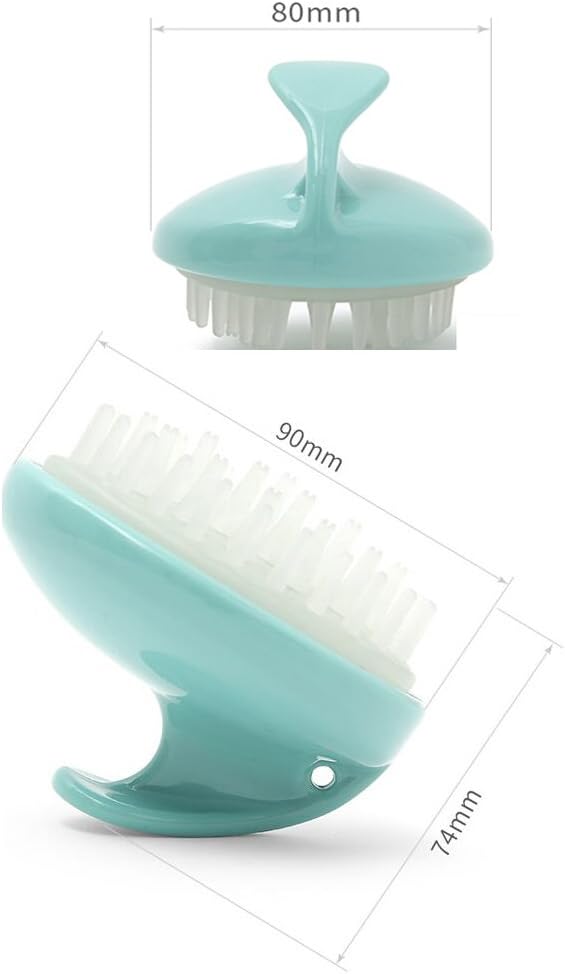 Vinerstar wanerxin Manual Scalp Massagers Shampoo Massager Brush Hair Head Massager Scalp Stress Relax Mint Green…