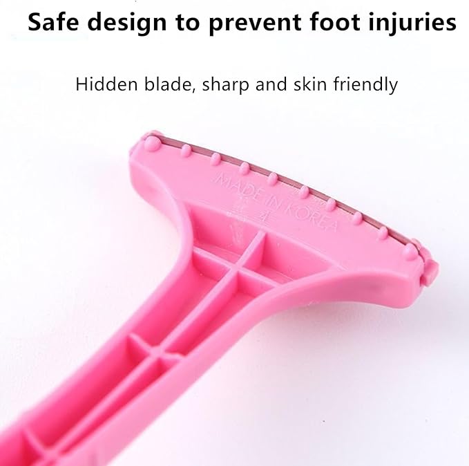Pedicure Foot File, 4 Pcs Portable Foot Scrubber Foot Files Callus Remover Feet Dead Skin Removal Tool, Hard Skin Removers Pedicure Rasp for Dry Feet