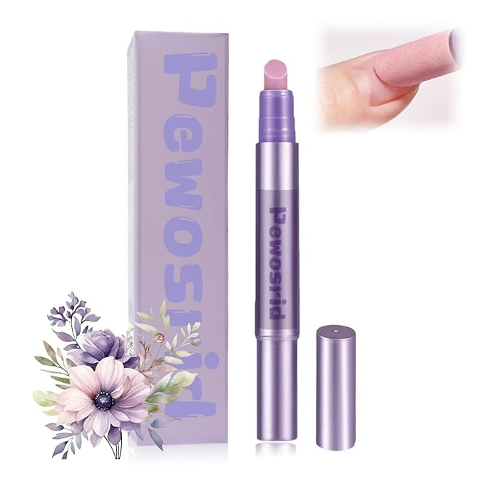 Cuticle Oil Pusher Pen, 4-in-1 Ceramic Cuticle Remover & Cuticle Oil in a Pen, Nail Care Tool for Hangnails & Dry Damaged Nails, Nail Care Pen for Repair Nourish Nails (1PCS Pusher Pen)