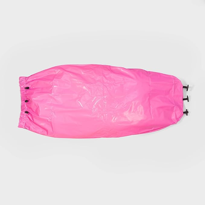 Esha Girl - Shower Cap for Extra Long Hair, Braids, Locs, Twists – Waterproof – Snug Fit Guarantees No Leaks – Easy Button Up (Pink, X-Long (30" x 9"))