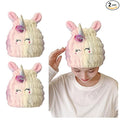 Animal Hair Drying Towel Cap for Kids, 2Pcs Cute Unicorn Microfiber Bath Dry Hair Wrap, Absorbent Quick Girls Boys Hair Drying Towel, Suck Water Hat Headscarf for Wet Hair