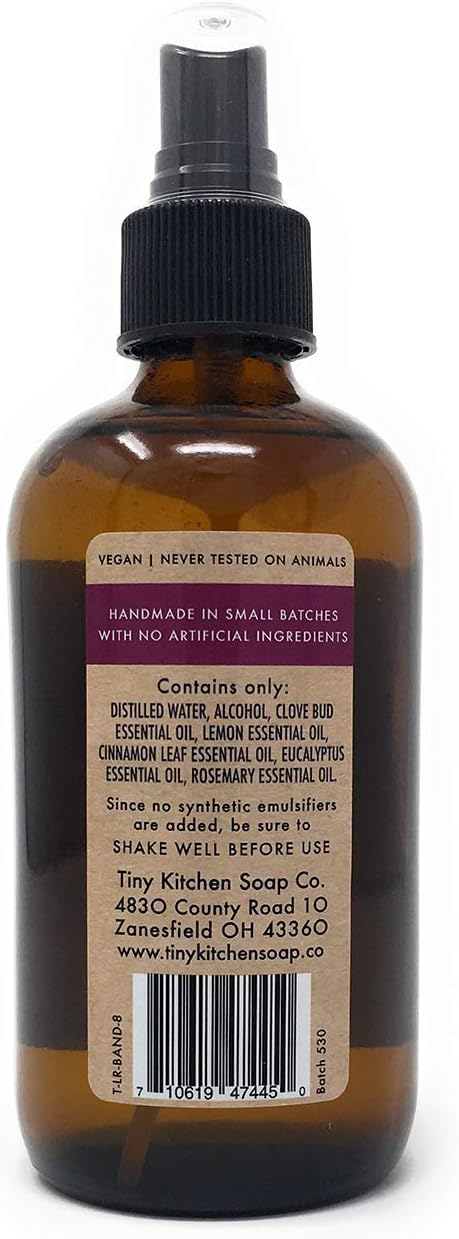 Bandits Essential Oil Linen and Room Spray - Handmade Natural Aromatherapy Air Freshener (8 fl oz)