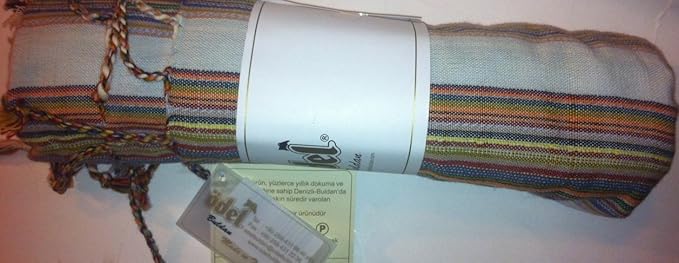 Simten's Organic Cotton Multi Purpose USE PESTEMAL: Beach, Pool, Spa, Sauna, Yoga, Gym, Blanket, Pareo, Towel Even as Table Cloth (Color Vary)