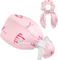 Women's Working Caps with Scrunchies Tarot Pattern Background Lace-Up Hat Unisex Hair Covers One Size
