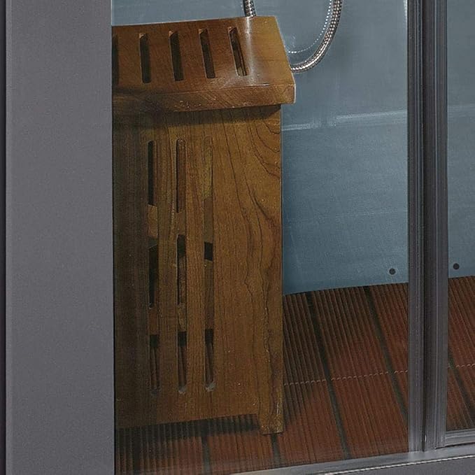Ariel Platinum DZ972-1F8-W Steam Shower in White 59" x 32" x 87.4"