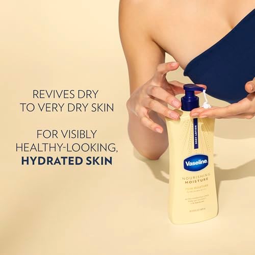 Vaseline Nourishing Moisture Body Lotion Dry Skin + Oat Extract 20.3oz 3ct - Image 5