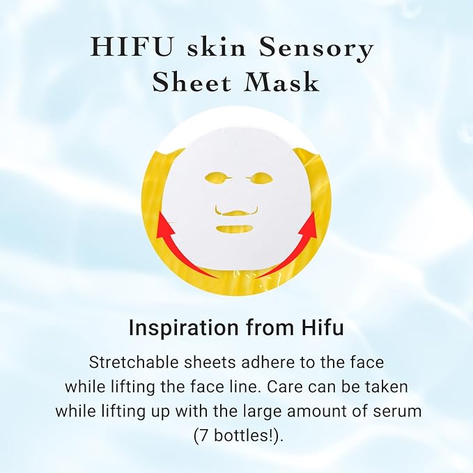 Lululun 7 Sheet Vitamin C Face Masks Skincare for Women & Men, Daily Face Mask Sheet for Pore Firming & Dull Skin, Facial Mask Sheet with 7 Herbs, Japanese Sheet Masks with 7+1 Vitamin Complex HYDRA V
