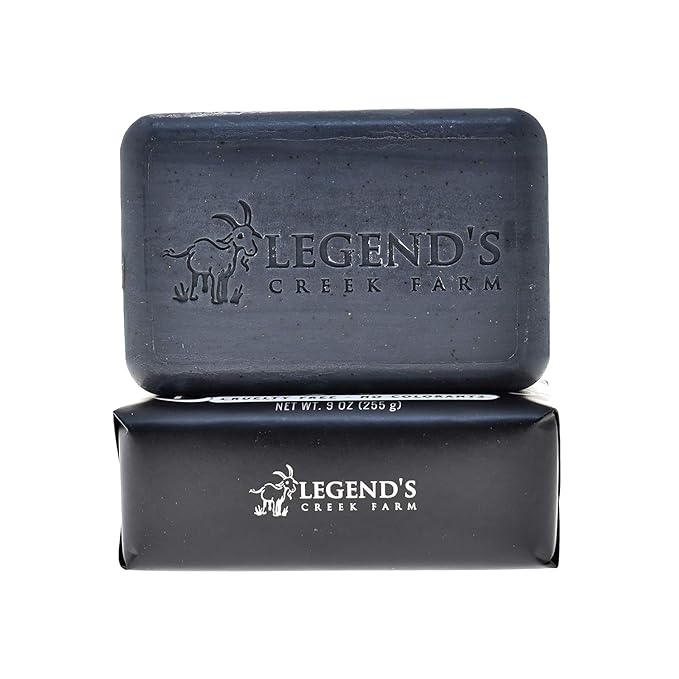 Legend's Creek Farm Goat Milk Soap - Triple Milled Moisturizing Bar for Hands and Body - 9 Oz Creamy Lather, Nourishing, Natural Soap for Sensitive Skin (Balsam Cedar&Pine Tar, Pack of 2)