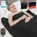 Infrared Sauna Blanket for Home: Skin-Friendly PVC Leather Large Portable Blanket for Full Body Detox & Relaxation - Far Infrared Heating Adjustable 86-167℉ & 30-60 Min Timer 71 x 35.5Inch