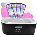 Paraffin Wax Machine for Hand and Feet, Paraffin Wax Kit, Quick Heating Touch Screen Paraffin Bath, Pink Terry-Cloth Mitts and Booties, Paraffin Wax for Arthritis, 4-Pack Lavender