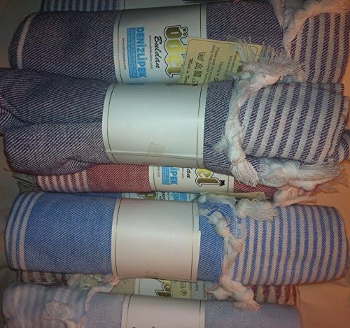 Simten's Organic Cotton Multi Purpose USE PESTEMAL: Beach, Pool, Spa, Sauna, Yoga, Gym, Blanket, Pareo, Towel Even as Table Cloth (Color Vary)