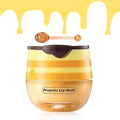 1 Pack Honey Lip Balm Honey Pot, Vitamin E Lip Masks & Moisturizing Propolis Sleeping Lip Mask, Effective Reduces Lip Lines Prevention Dry Lip Care