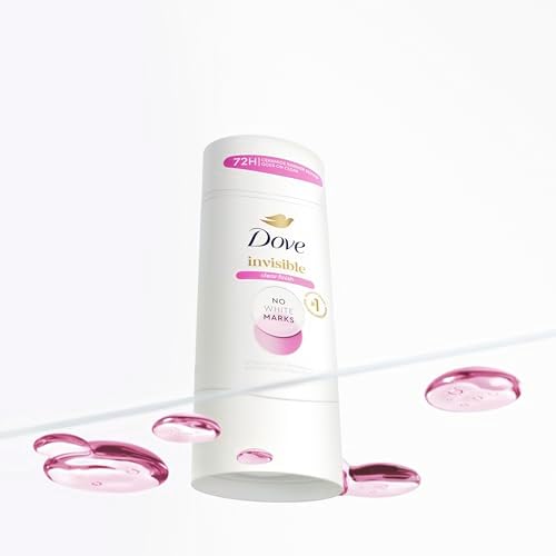 Dove Invisible Antiperspirant Stick Clear Finish No White Marks 2.6 oz - Image 5