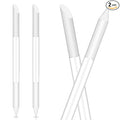 Glass Cuticle Pusher Set of 2 Cuticle Remover Tool Glass Nail Cuticle Trimmer Stick Double Sided Glass Manicure Sticks Angled Cuticle Filing Pusher