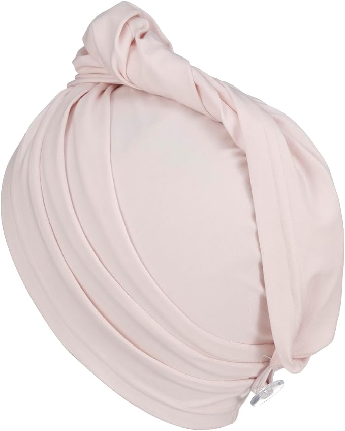 2 PCS Tee Shirt Drying Wrap, Frizz Free, Soft & Lightweight&Flexible, Hair Drying Turban, Gentle Drying Towel Wrap with Button, for Long Hair (Sage&Pink)