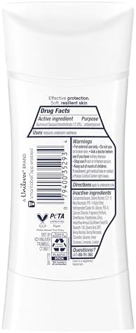 Dove Advanced Care Antiperspirant Deodorant Stick Beauty Finish for Helping Repair Skin Barrier After Shaving, with 72-Hour Sweat & Odor Protection, 2.6 oz (Pack of 2) - Image 3
