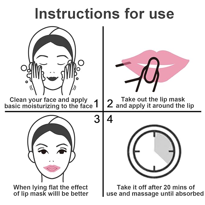 Permotary 30 PCS Collagen Lip Mask Crystal Mouth Care Gel Pads for Moisturizing & Reducing Chapped, Smoothing Fine Lines-Lip Patches for Firms & Hydrate and Plump，Gold