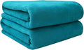 JML Large Microfiber Bath Towels Set with Hanging Loop, 2 Pack (30" x 60") - Soft, Absorbent, Quick Drying, Lint-Free, Fade Resistant, Use for Salon, Hair Wrap, Fitness, Sport, Yoga, Teal