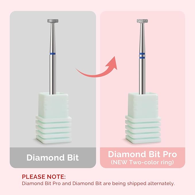 MelodySusie 4mm Super Short Barrel Cuticle Clean Nail Drill Bit 3/32'', Professional Safety Carbide Diamond Under Nail Cleaner for Cuticle Dead Skin Nail Prepare, Beginners Bits, Series Bit-S, Medium