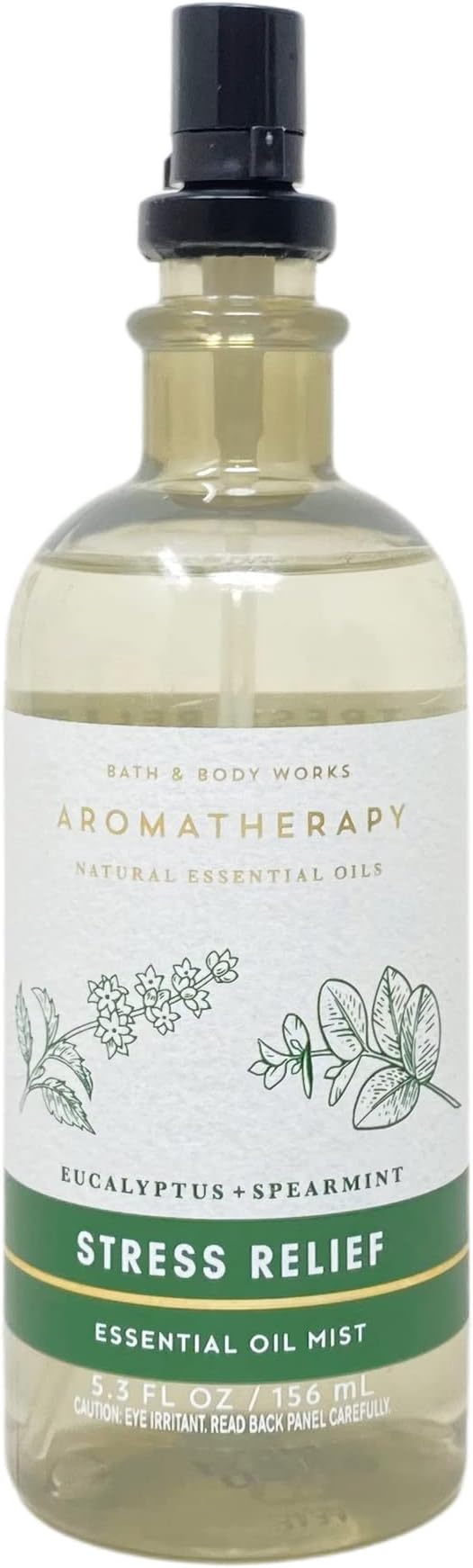 Bath & Body Works Aromatherapy Eucalyptus + Spearmint Stress Relief - 2 Pack of Essential Oil Mist with a Fresh Forest Bar Soap - Full Size