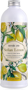 ROMIIE ZOI Lemon Room Spray Refill - 500ml / 16.8 Fl Oz - Invigorating and Zesty Scent for a Fresh, Energizing Home - Concentrated Air Freshener