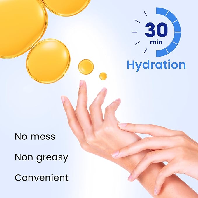Repairing Hand Mask for Dry Cracked Hands, Hand Masks with Coconut, Shea Butter, Jojoba Oil & Vitamin E, Moisturizing Gloves, Skin Care Gifts for Women & Men, Self Care Gifts for Women (2 Pairs)