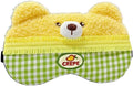 PERFECTSIGHT Sleep Eye Masks, Cute Plush Sleep Eye Cover Lightweight Adjustable Eyeshade Faux Fur Mask Cover for Women Men Kids Sleep Travel Nap, Cake Bear