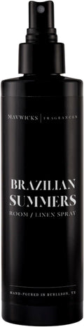 Mavwicks Fragrances - (Brazilian Summers) Linen & Room Spray (8oz) – Bedroom & Home Fragrance Mist, Long-Lasting Freshness To Brighten Up Your Space, Fabric & Air Freshener, Aromatherapy Scent Spray