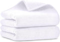UNIMADE Salon Towels 2 Pack, Super Soft Microfiber Hand Towel, Highly Absorbent Hair-Drying Cloth for Gym, Bath, Spa Use and Home Beauty Care - White (16x29 inch)