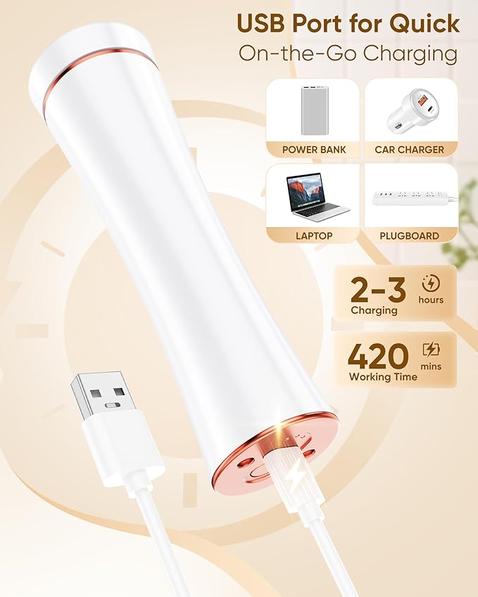 Electric Foot Callus Remover, 3-Speed Rechargeable Cordless Electronic Foot File with Moisturizing Balm, Electric Callus Remover Kit for Dead Skin, Birthday & Mothers Day Gifts for Women Mom