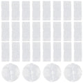 200PCS Disposable Ear Covers for Shower, Clear Waterproof Ear Covers for Bathing, Waterproof Plastic Ear-Protectors for Showering, Hair Dye, Spa, Salon and Beauty Treatments