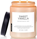 M&SENSE Vanilla Scented Candles, 19.4oz Large Natural Soy Wax, 110 Hours Long Lasting, Non Toxic Organic Candles Clean Burn, Sweet Smelling for Stress Relief, Aromatherapy Relaxing Gifts for Women