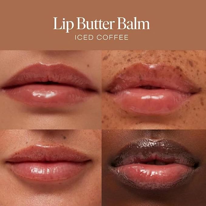 Summer Fridays Tinted Lip Butter Balm - Conditioning Vegan Lip Balm for Instant Moisture, Shine & Hydration - Sheer-Tinted, Soothing Skincare - Iced Coffee (.5 Oz)