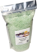 Bath Salts | 4lb Bag (64oz.) | Choose Your Scent | Epsom Salt | Sea Salt| Bathing | Body Care | Beauty | Relaxation | Spa | Pedicure | Manicure | Soak (Rosemary Mint)