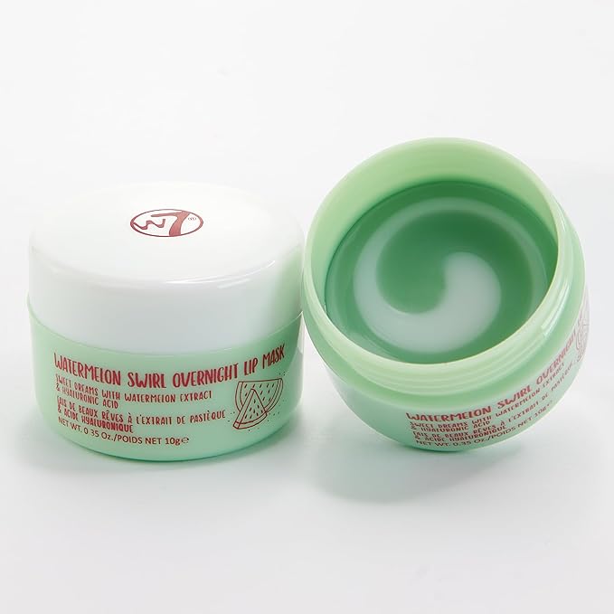 W7 Sweet Dreams Overnight Lip Mask Set - Cherry, Watermelon, Bubblegum & Vanilla - Lip Treatments