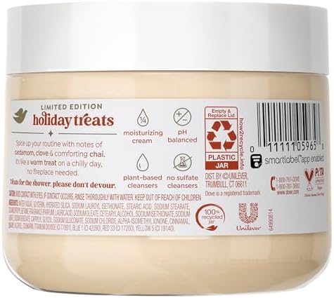 Dove Cinnamon Pumpkin Pie Body Scrub Exfoliates & Moisturizes Skin 15 OZ - Image 2