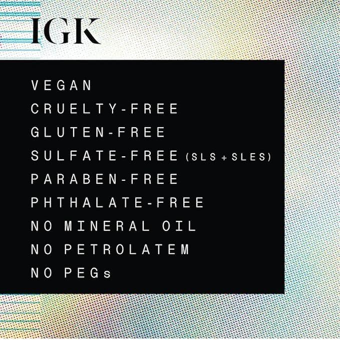 IGK ANTISOCIAL Mask + GOOD BEHAVIOR Hair Treatment Set | Frizz Control and Keratin-Like Smoothing for Dry, Damaged Hair | Hydrating Shine with 450°F Heat Protection | Full Size Value Set