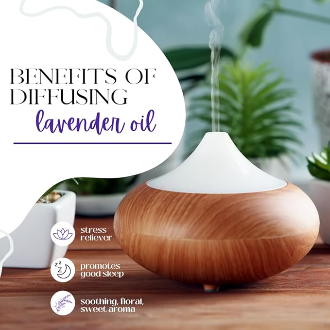 2 Bottles – GreenHealth Lavender Essential Oil – 16 fl oz Each (32 fl oz Total) – 100% Pure & Uncut – Aluminum Bottles – Bulk Lavender Oil for Diffuser, Aromatherapy, Soap Making & Candles (Pack of 2)