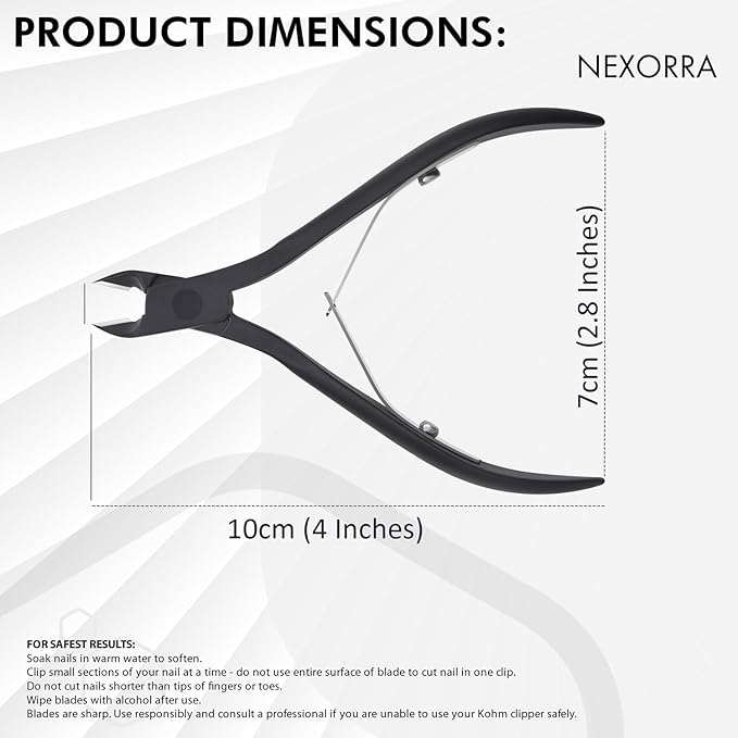 Premium Sharp Cuticle Nipper Cuticle Cutter and Nail Cuticle Trimmer for Salon Manicure, Pedicure and Ingrown Toenail Care, Ideal for Precise Cuticle Removal and Dead Skin Trimming.