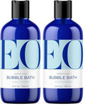 EO Bubble Bath, 12 Ounce (Pack of 2), Unscented, Made for Men and Women