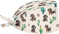 JoyLamoria Novelty Printed Cap with Sweatband Women Men Adjustable Tie Back Hats for Paiting
