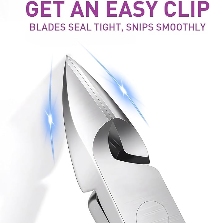 Precision Cuticle Nippers Trimmer Set, Double Spring Cuticle Remover Pusher Cutter, Manicure Pedicure Tools for Toenails Hard Skin Nail Care Supplies, Nail Clippers&Scissors (Silver+ Colored)