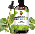 Peppermint Essential Oil - GV77ZF Peppermint Oils for Diffusers, Humidifiers, DIY Candles, Soap, Cleaning, Home, Office, Yoga, Massage, Gifts - 4 fl oz (120 ml)