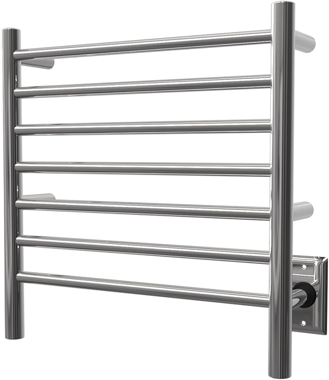 Amba RWHS-SP Radiant Small Hardwired Plug-in Combo 7 Bar Towel Warmer in Polished
