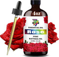 Rose Essential Oil - GV77ZF Rose Oils for Diffusers, Humidifiers, DIY Candles, Soap, Cleaning, Home, Office, Yoga, Massage, Gifts - 4 fl oz (120 ml)