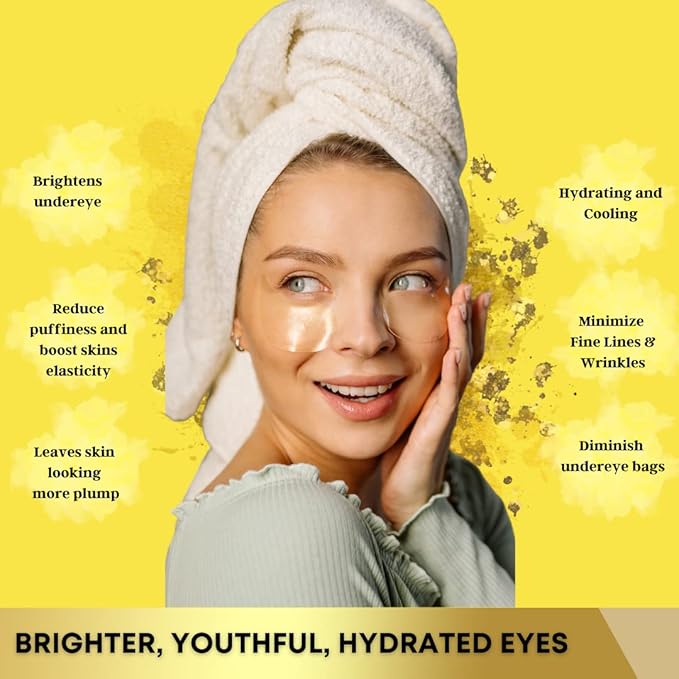 Collagen Under Eye Patches - Anti-Aging, Dark Circle & Puffy Eye Treatment - Hydrates and Firms Skin - 30 Pairs