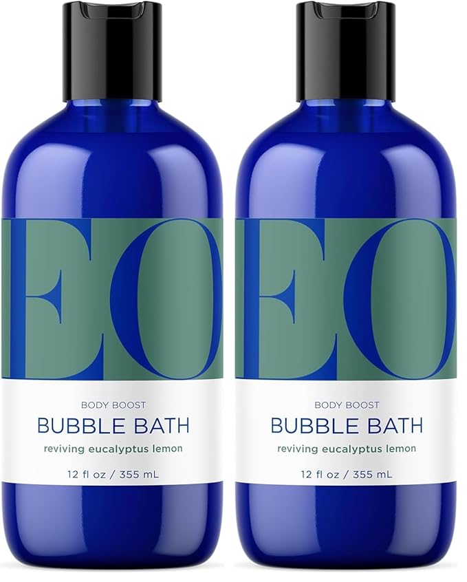 Eo, Bubble Bath Eucalyptus Lemon, 12 Fl Oz (Pack of 2)